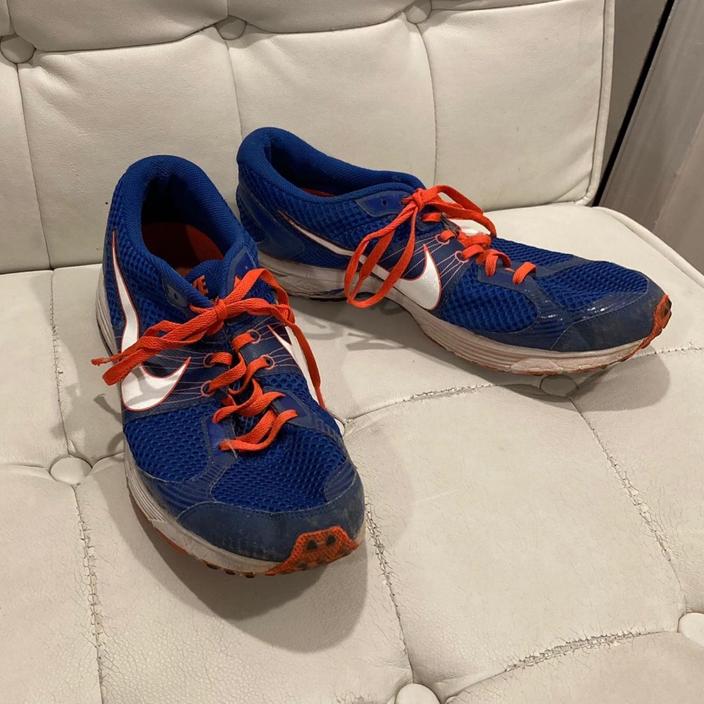 Nike Vintage Athletic Sneakers - Blue/Orange